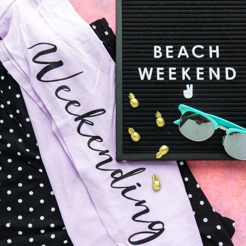 Pijamas de fin de semana para un fin de semana en la playa