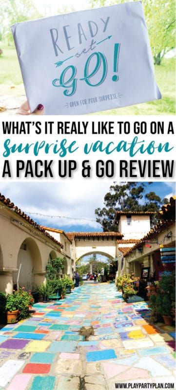 Our Pack Up and Go Surprise Vacation