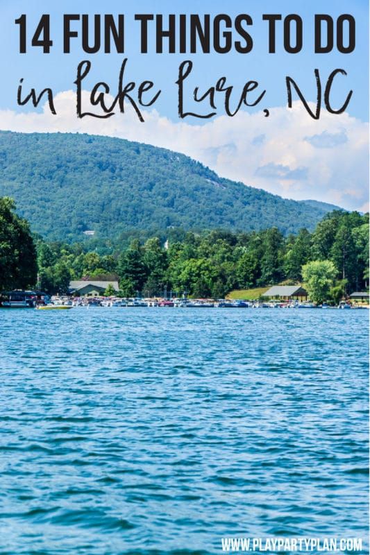 14 fantastiske ting å gjøre i Lake Lure NC