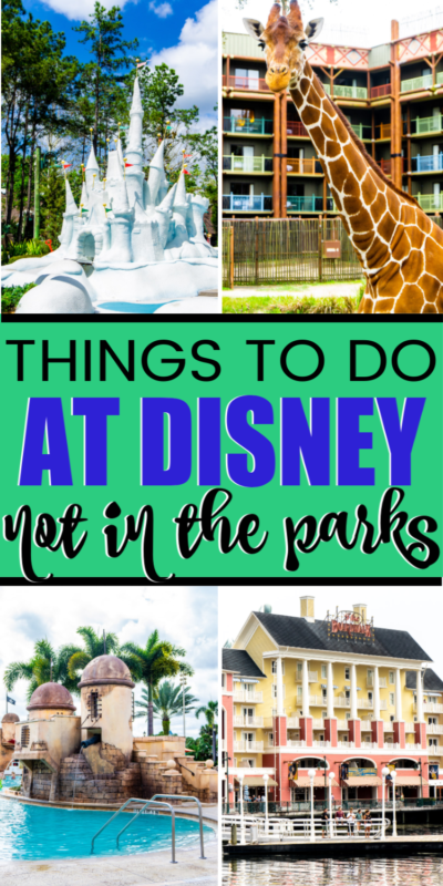 Perkara terbaik untuk dilakukan di Disney World di luar taman! Idea hebat untuk kanak-kanak, untuk remaja, dan juga item rahsia untuk orang dewasa! Tambahkan ini ke senarai baldi Disney anda pasti!